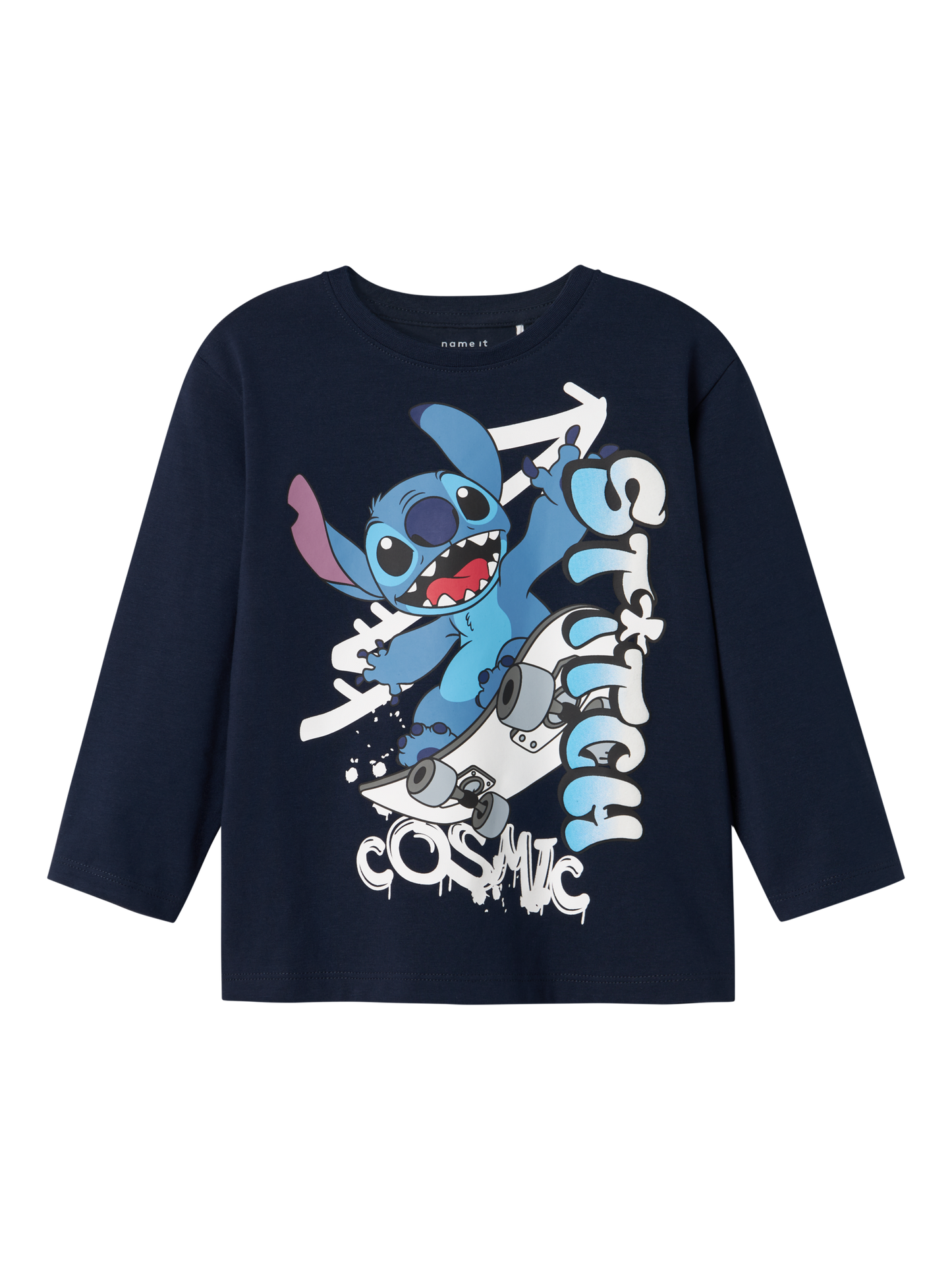 Name It Stitch langærmet t-shirt 98 cm