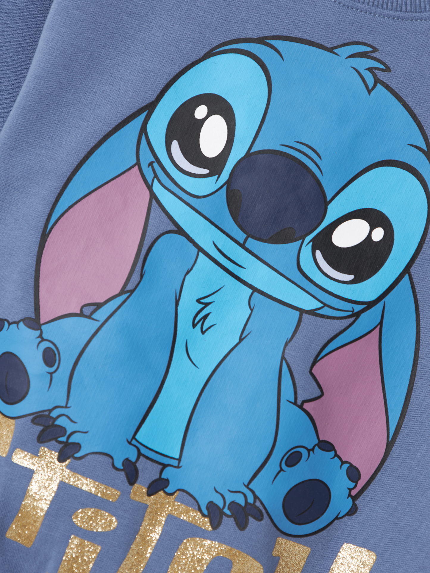 Name It sweat shirt blå med Stitch 92 cm