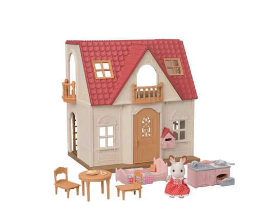 Sylvanian Families - Nyt Red Roof Hyggeligt Hytte Starter Home