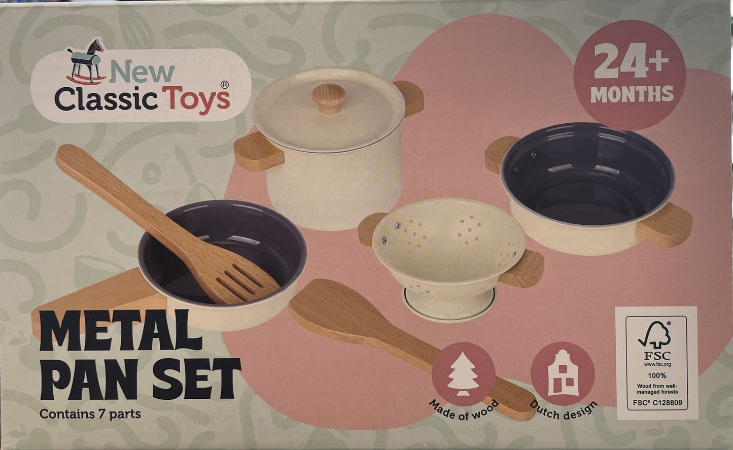 Gryde sæt, metal - legemad, Woet